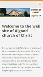 Mobile Screenshot of algoodchurchofchrist.com